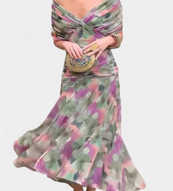 Luana® | Elegantna haljina s V izrezom