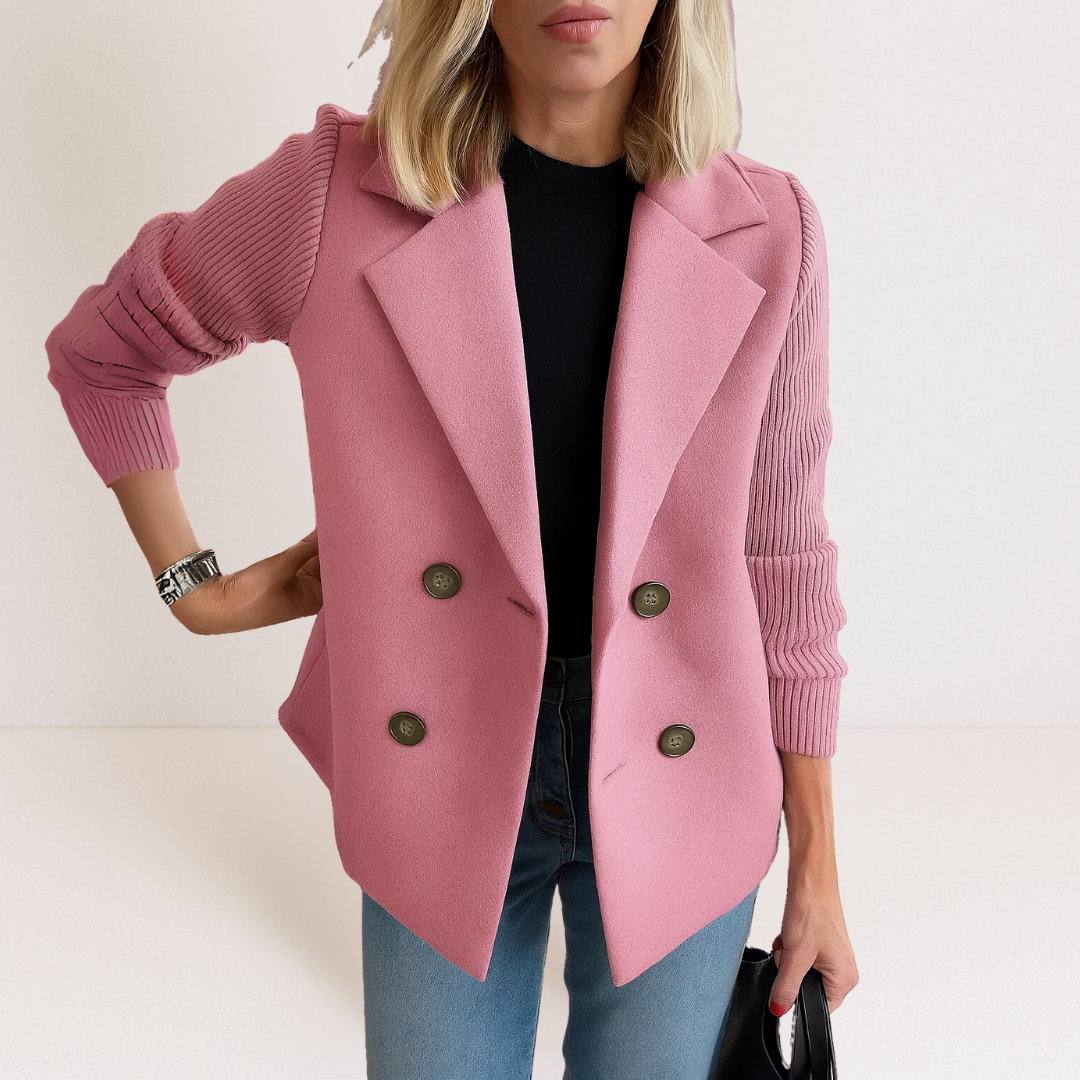 Marta™ | Elegantan Kaput S Pletenim Rukavima