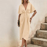 Kaye | Elegantna Midi Omotna Haljina