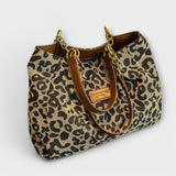 Lora. - Leopard torba od platna