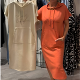 Saskia™ | Svakodnevna haljina s kapuljačom
