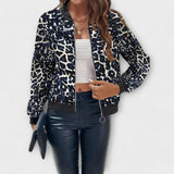 Raquel - Elegantni Model Jakne s Leopardskim Uzorkom