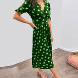 Monica™ | Elegantna Točkasta Haljina