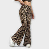 Leopardine Bootcut Hlače