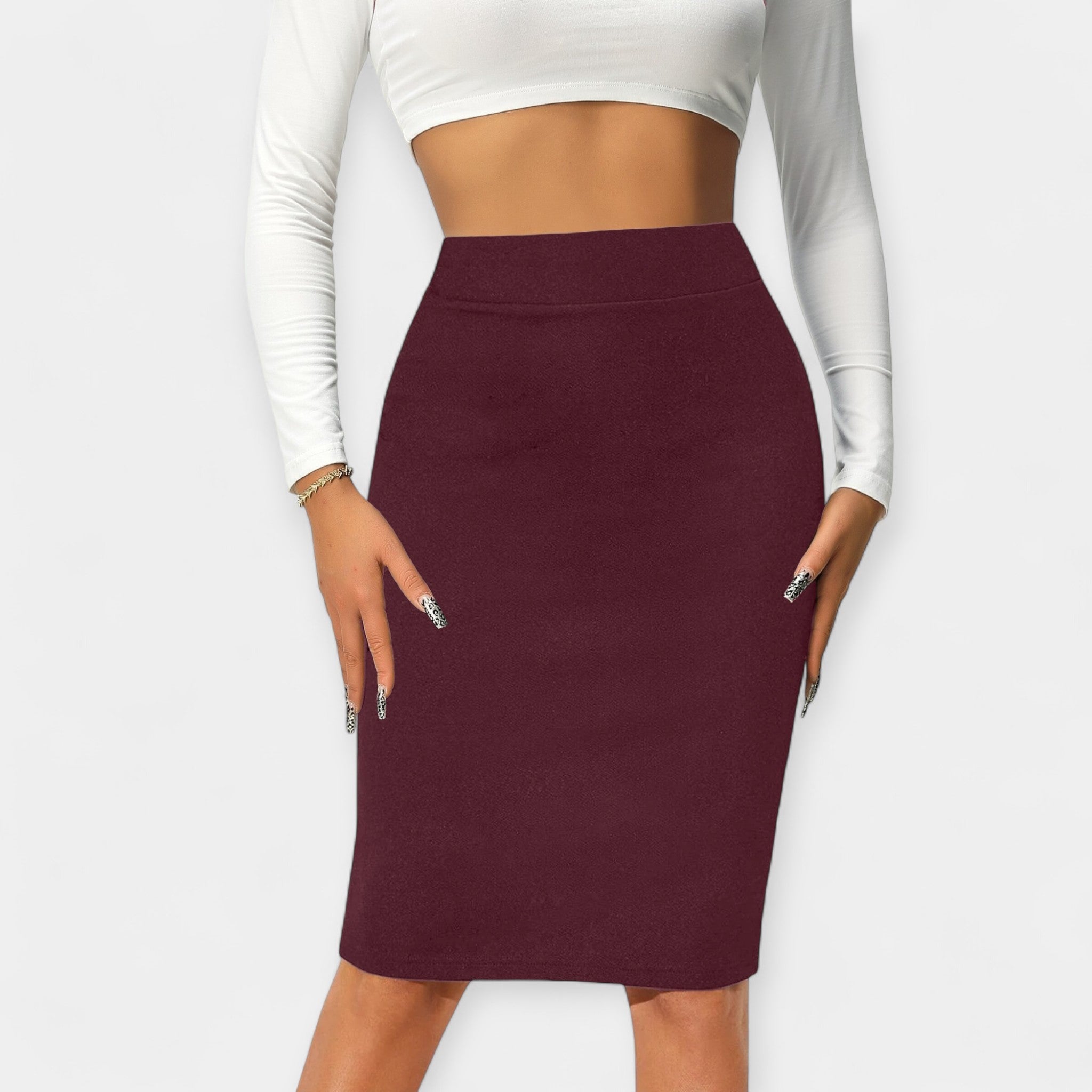 Visoki uredski suknja