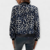 Raquel - Elegantna Leopard Print Jakna
