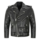 Austin™ | Klasična Kožna Biker Jakna