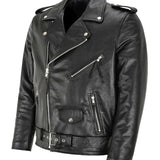 Austin™ | Klasična Kožna Biker Jakna
