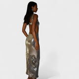 Svečana haljina Sparkle Silver - Noćna verzija