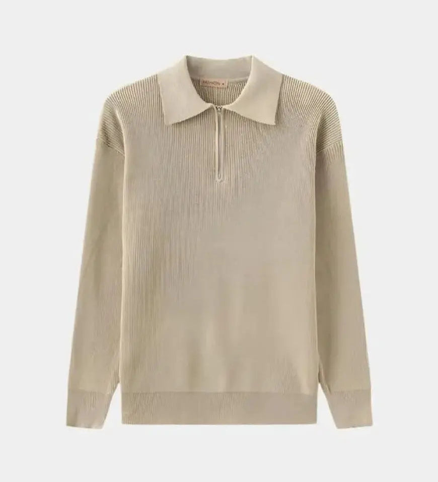 David™ | Zip Polo Pulover