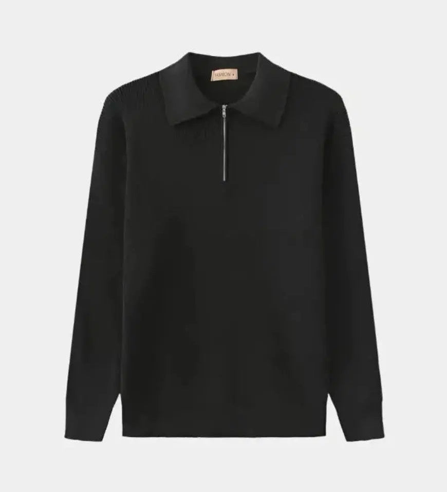 David™ | Zip Polo Pulover