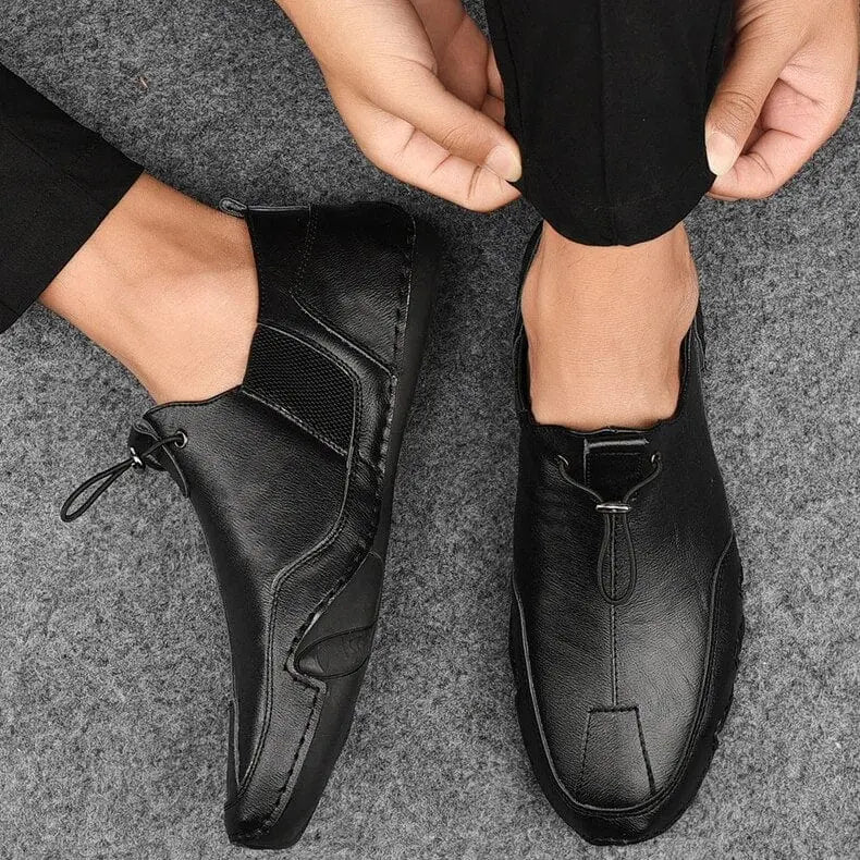 Laurits™ | Kožne Slip-Ons
