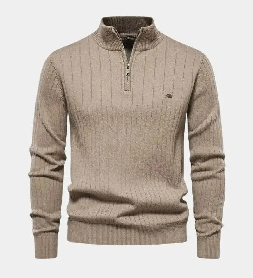 Mikkel™ | Poluvisoki Pamučni Pulover