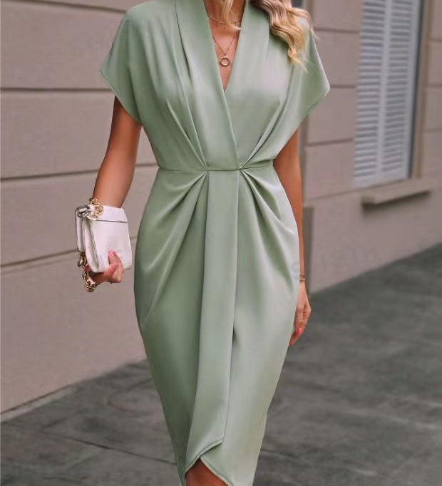 Kaye | Elegantna Midi Omotna Haljina