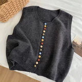 Maribele | Pulover s šarenim gumbima