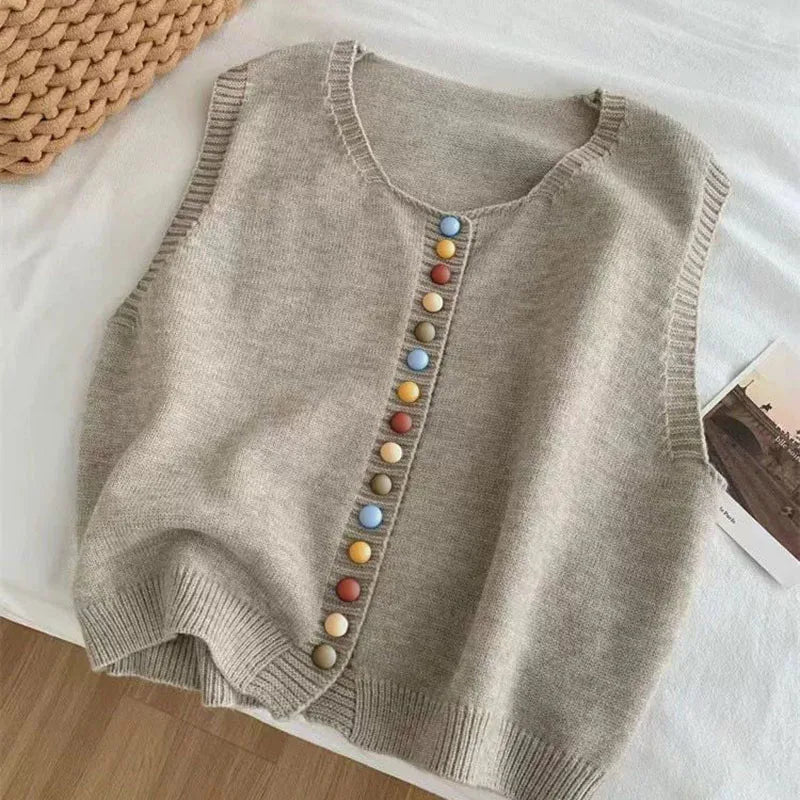 Maribele | Pulover s šarenim gumbima