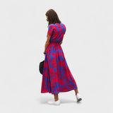Rožasta Lirio Haljina - Boho Chic Stil