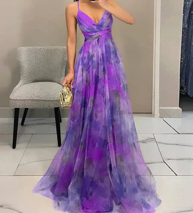 Madeline | Duga Cvjetna Haljina koja Donosi Beznapornu Eleganciju