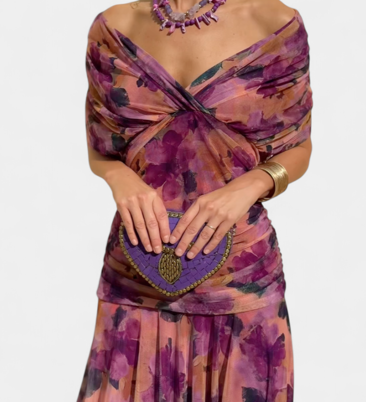 Luana® | Elegantna haljina s V izrezom