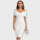 Lara| Elegantna mini haljina s V izrezom