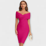 Lara| Elegantna mini haljina s V izrezom