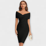 Lara| Elegantna mini haljina s V izrezom