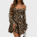 Zavodljiva haljina s leopard uzorkom
