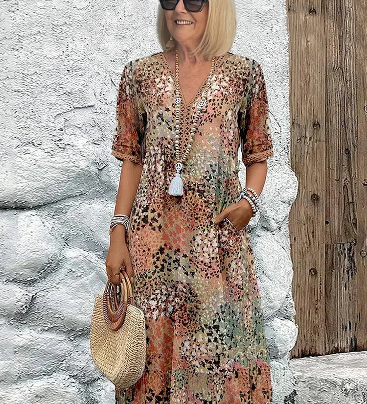 Lia | Ženska Midi Haljina od Lagane Tkanine