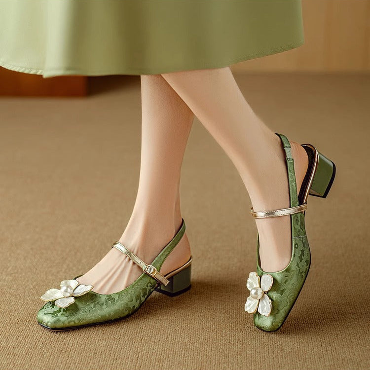 Eloise - Elegantna Ženska Cipele s Cvjetnim Detaljem