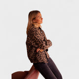 Rosa - Moderni kaput s leopard uzorkom