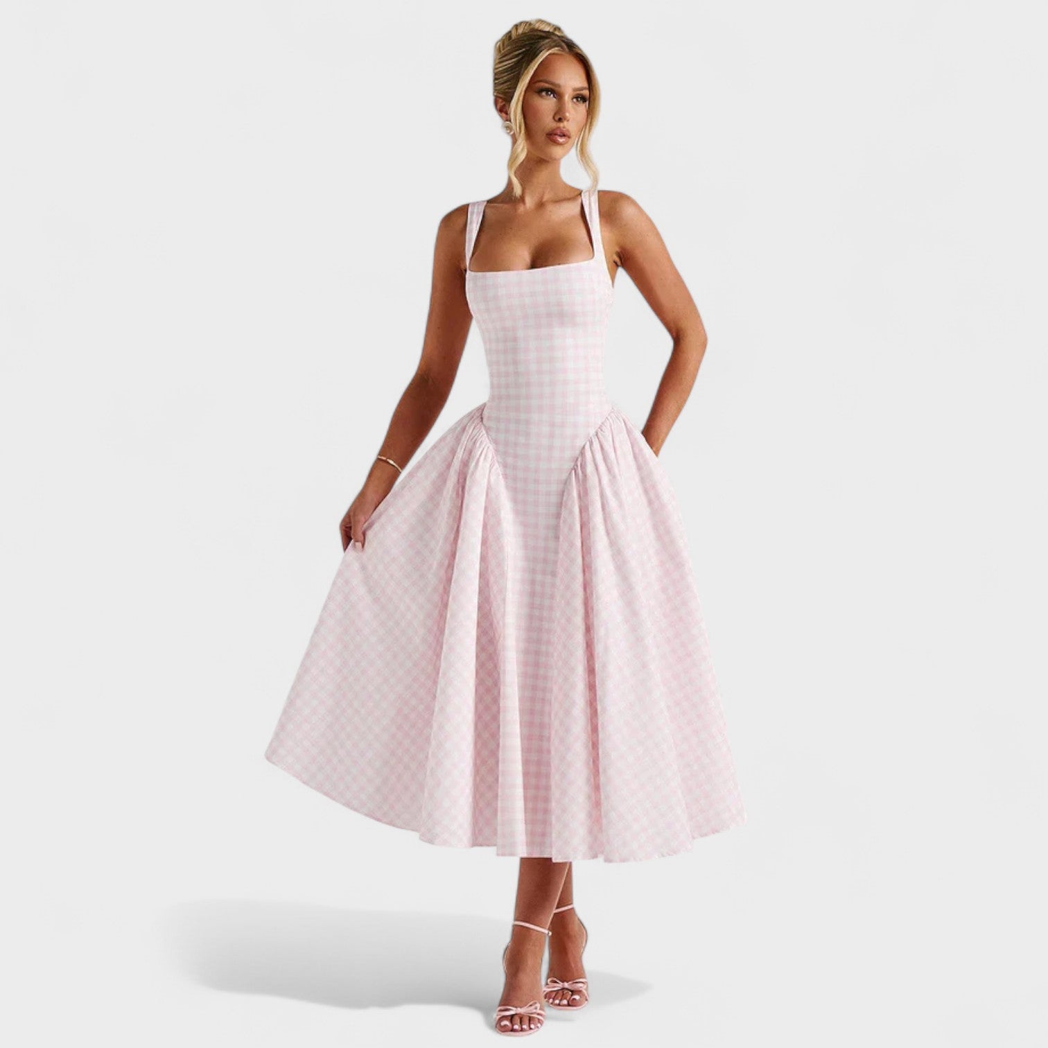 Sherrie - Vintage midi haljina